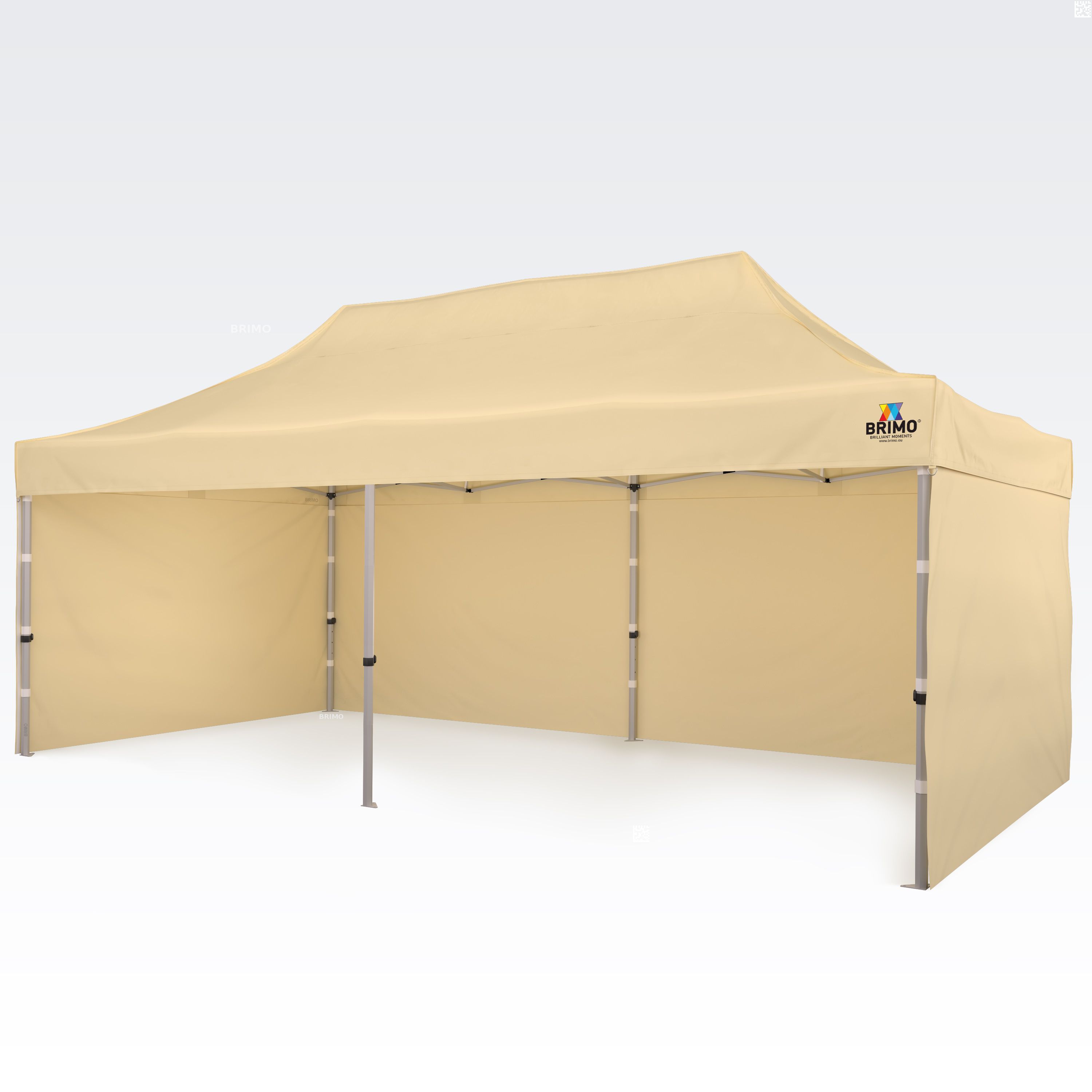BRIMO Párty stan nůžkový 3x6m - Béžová