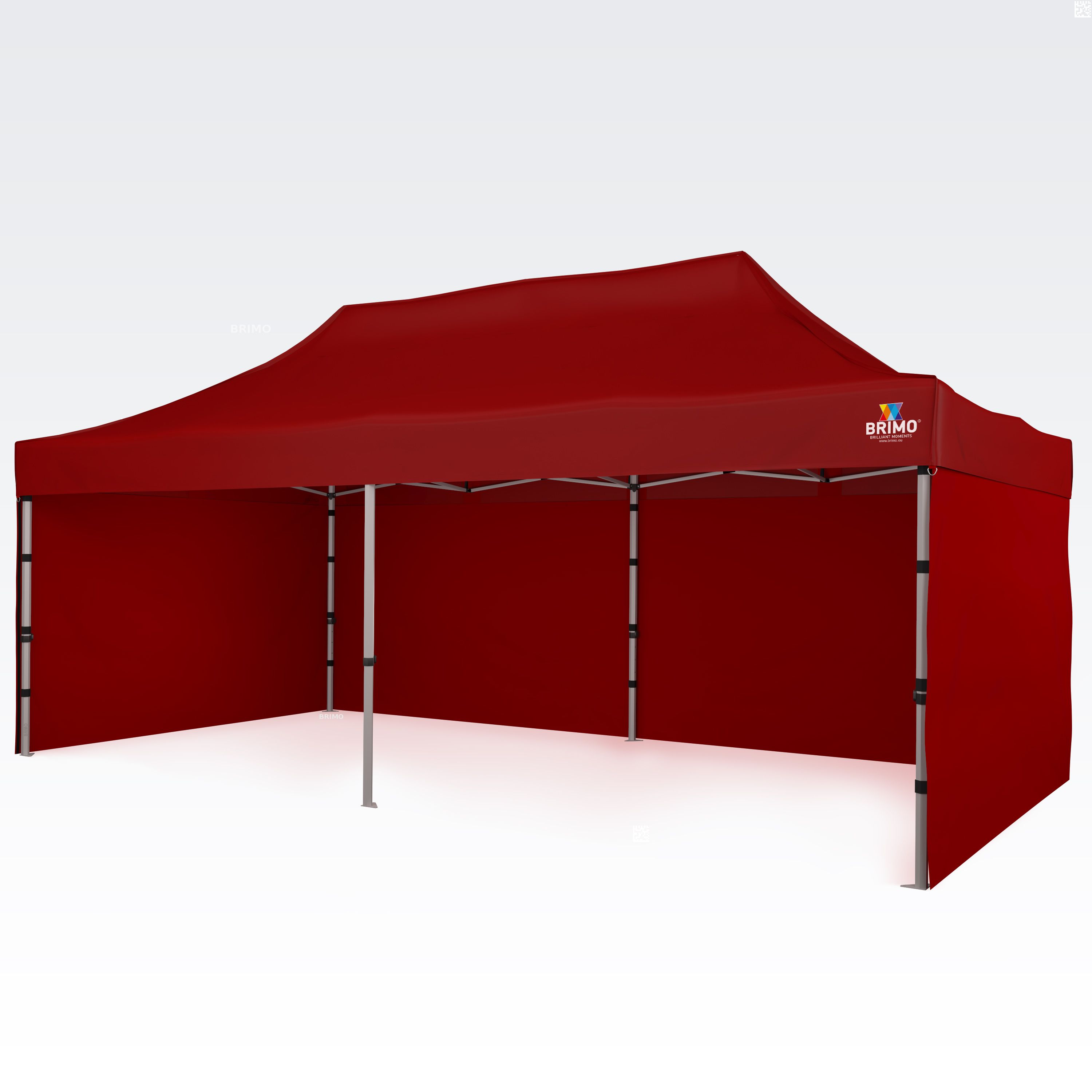 BRIMO Párty stan nůžkový 3x6m - Červená